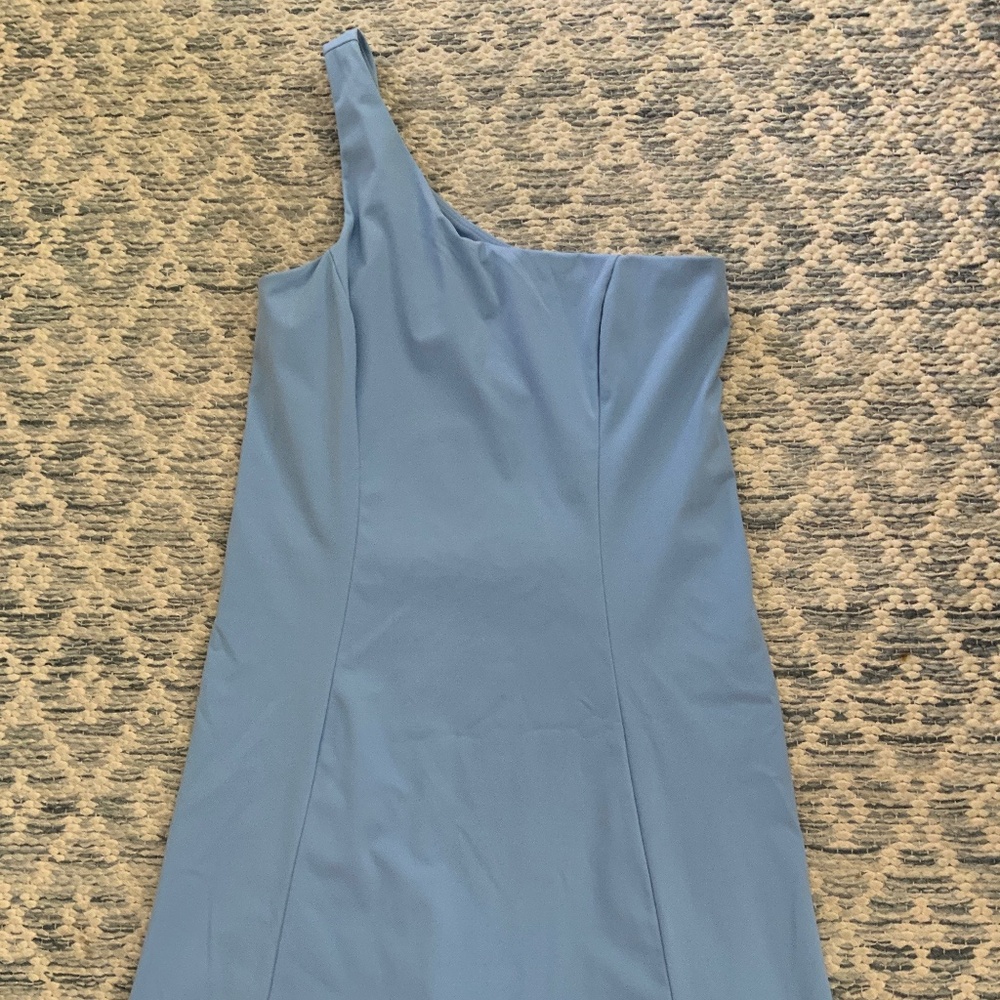 Outdoor Voices One Shoulder Dress (Size Small) Periwinkle Blue